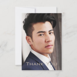 Masculine Photo Flat - tackkort Tack Kort