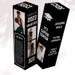 Masculine Photo Studenten Gift Presentask För Vinflaska<br><div class="desc">Minneshögtidlighålla era Student-lyckönskningar med denna tullfria Studenten Vin box . Vår låda i personlig vin är perfekten för att fira ditt gradvisa arbete och engagemang. Den här ennatura vin-boxen innehåller anpassade foton av student, en kort biograf och inspirerande citat för att markera denna speciella milstolpe. Utformningen påverkas av ett manligt...</div>