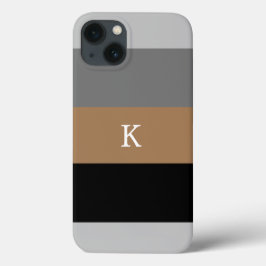 Masculine Rand Monogrammed Fodral-Mate iphone case