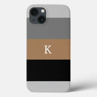 Masculine Rand Monogrammed Fodral-Mate iphone case