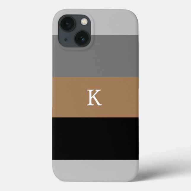Masculine Rand Monogrammed Fodral-Mate iphone case (Baksida)