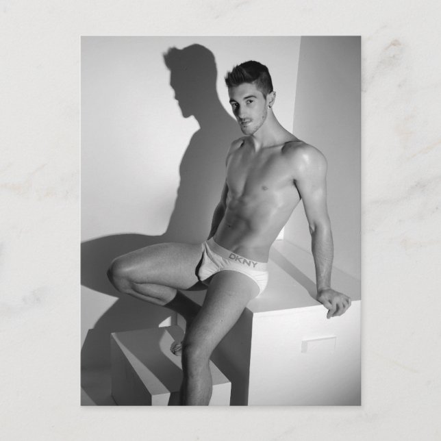 Masculine Sensuality #1 Vykort (Framsida)