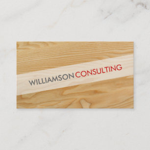 MASCULINE Smart coola vinkling wood grain-utseende Visitkort