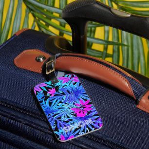Masculine Tropical Hawaiian Bagagebricka
