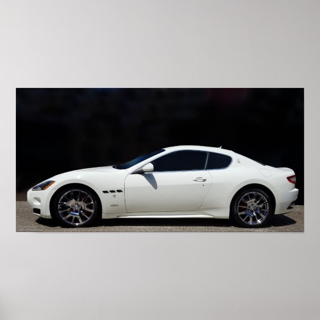 MASERATI GRAN TURISMO 2017 POSTER (Framsidan)