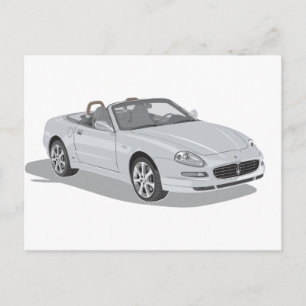 Maserati Spyder Vykort