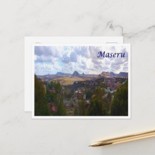 Maseru - Lesotho - Aerial View - Vykort