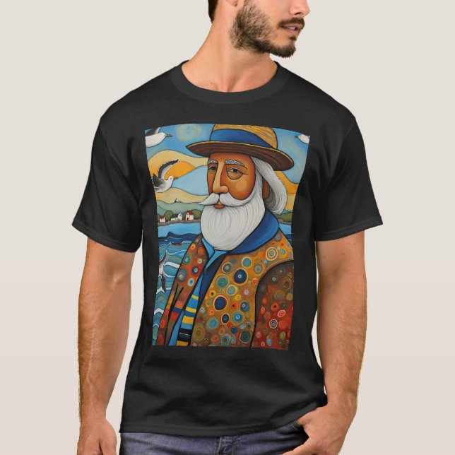 Måsfiskare T Shirt (Framsida)