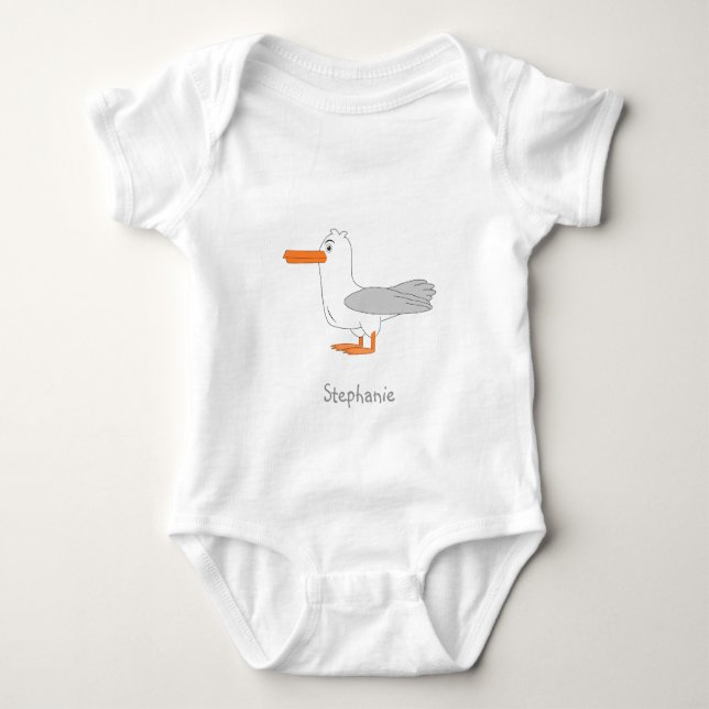 Måsgestaltning Personlig T Shirt (Framsida)