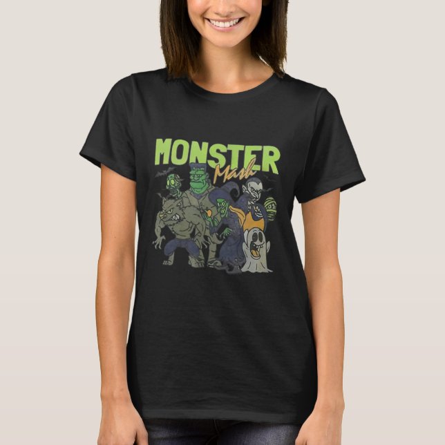 Mash Vintage Ghost Halloween Funny T Shirt (Framsida)