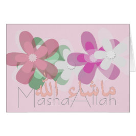 Masha Allah grattiss Islamic Hälsningskort