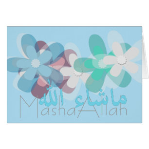 Masha Allah grattiss Islamic Hälsningskort