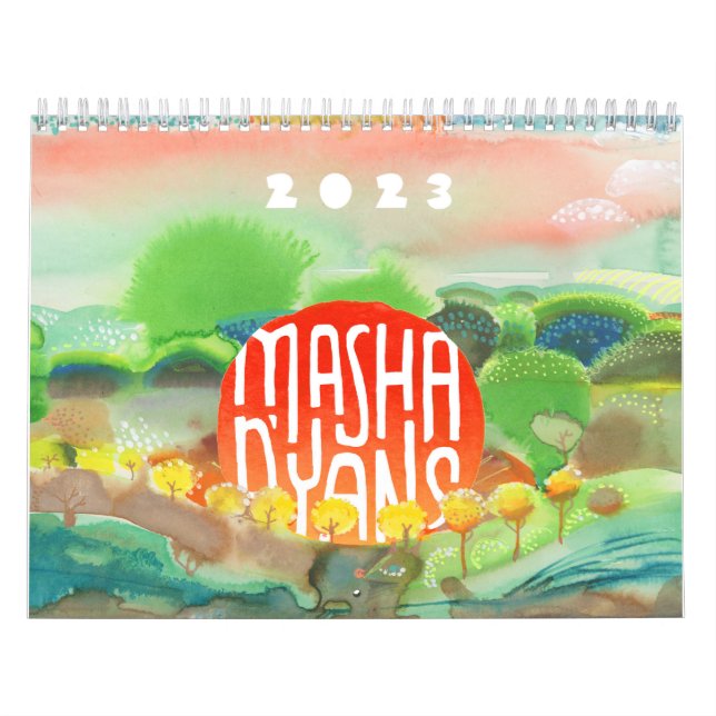 Masha D'yans 2023 WALL CALENDAR Kalender (Omslag)
