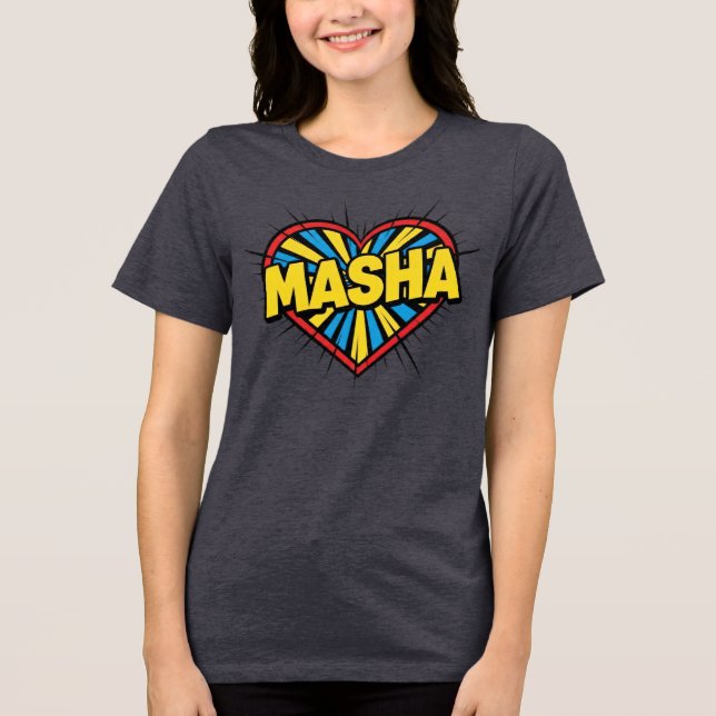 Masha Kärlek T Shirt (Framsida)