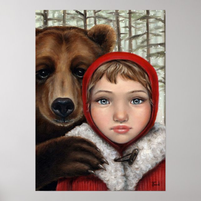 Masha och björnen poster (Framsidan)
