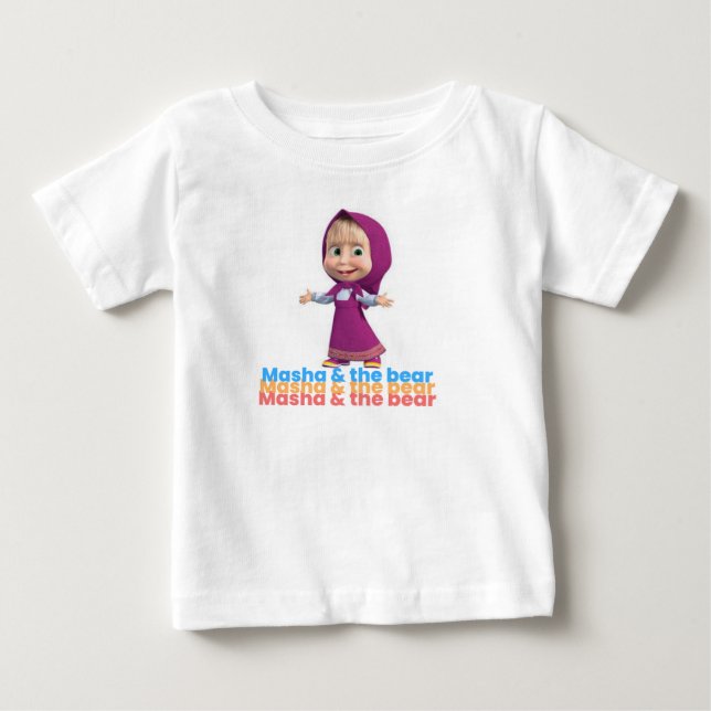 Masha och björnen t shirt (Framsida)