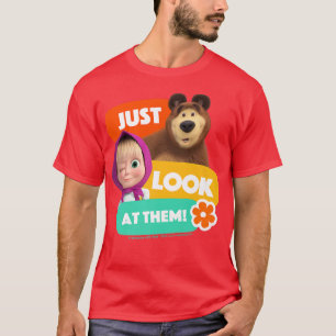 Masha och björnen t shirt