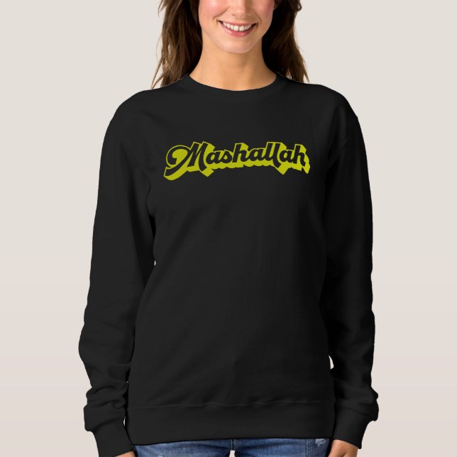 Mashallah Islam Muslim T Shirt (Framsida)