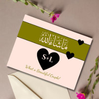 Mashallah islamiska gratulationer bröllop