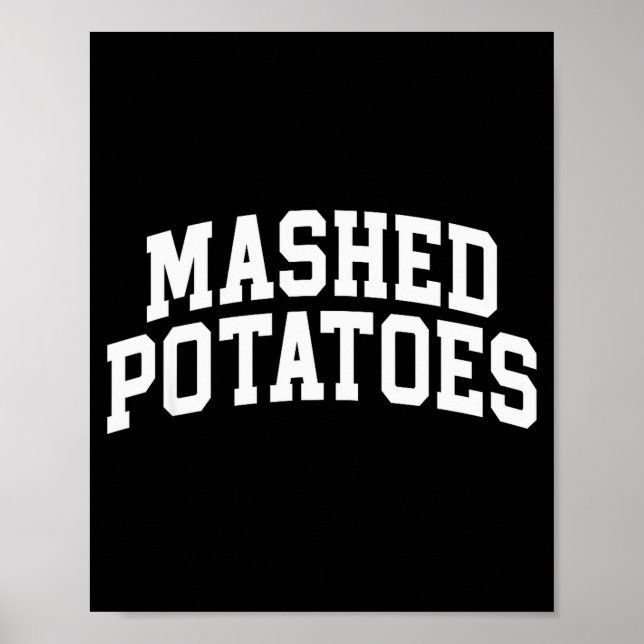 Mashed Potatoes Thanksgiving, Potatoes Thanksgivin Poster (Framsidan)