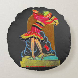 "Mashie niblick" Rund Kudde