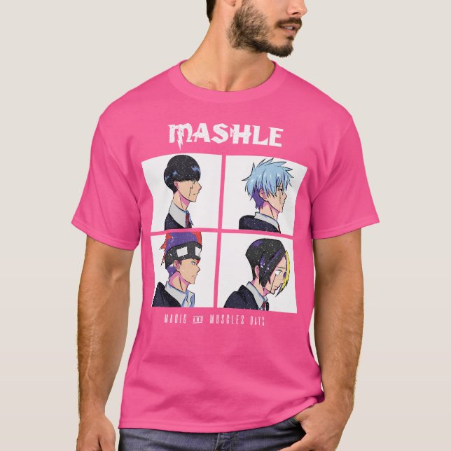 Mashle Magic and Muscles Days (Grunge Stil) T Shirt (Framsida)