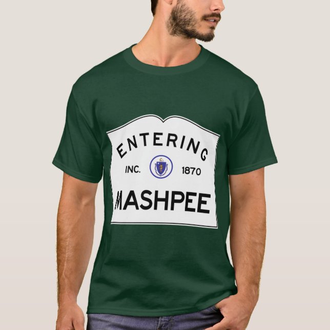 Mashpee Massachusetts Commonwealth of Mas T Shirt (Framsida)