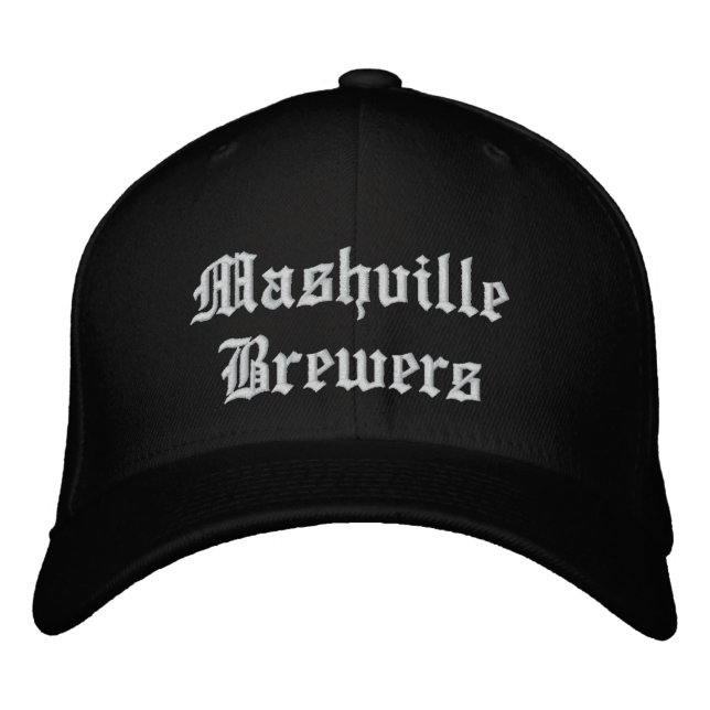 Mashville Brewers Hat Broderad Keps (Framsida)