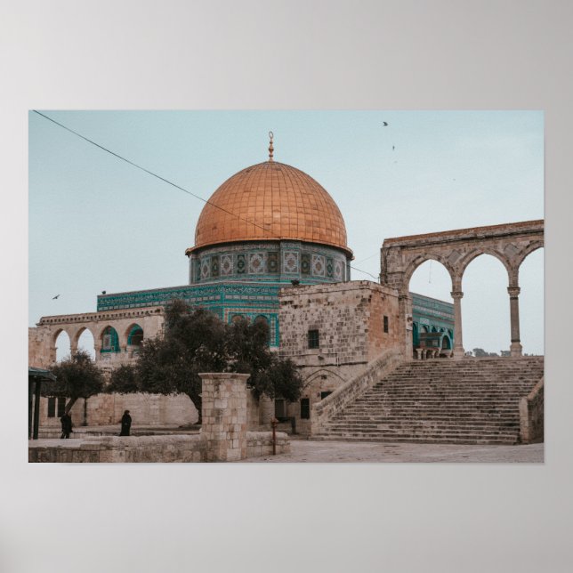 Masjid Al Aqsa Palestine Islamic Wall Poster (Framsidan)