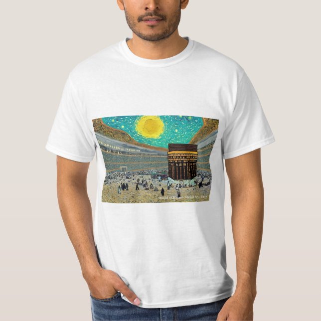 Masjid al-Haram, Mecca, Saudiarabien på T-Shirt (Framsida)