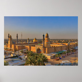 Masjid al-Kufa Islamic Wall Art | Historic Mosque  Poster