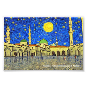 Masjid al-Nabawi, Medina, Saudiarabien på Poster