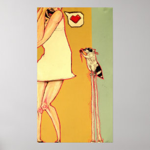 Mask Bandit Steals A Heart Poster