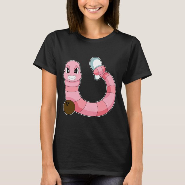 Mask Bowlingklot Bowling kägla T Shirt (Framsida)