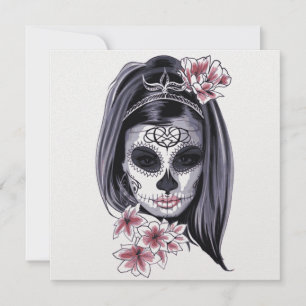 Mask Carnival Day of the dead Blommigt Woman