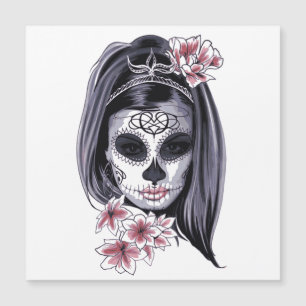 Mask Carnival Day of the dead Blommigt Woman
