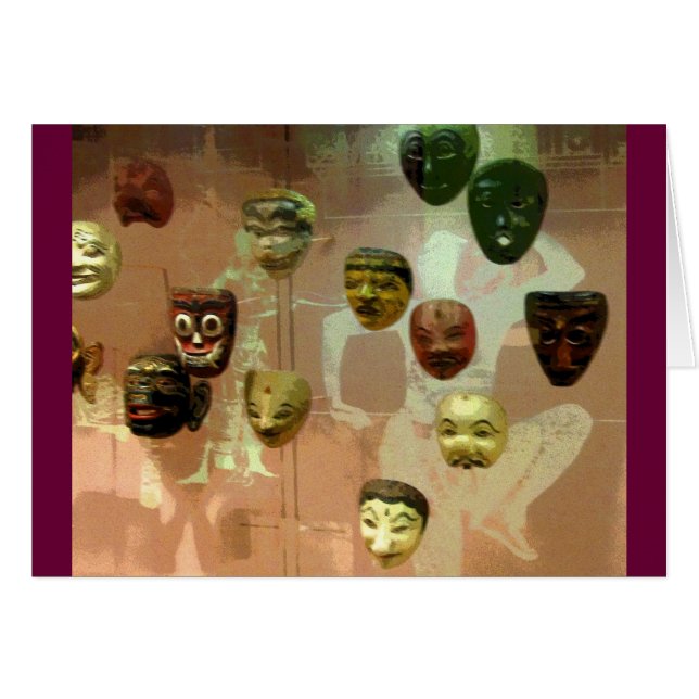 Mask CB Hälsningskort (Framsidan Horizontal)