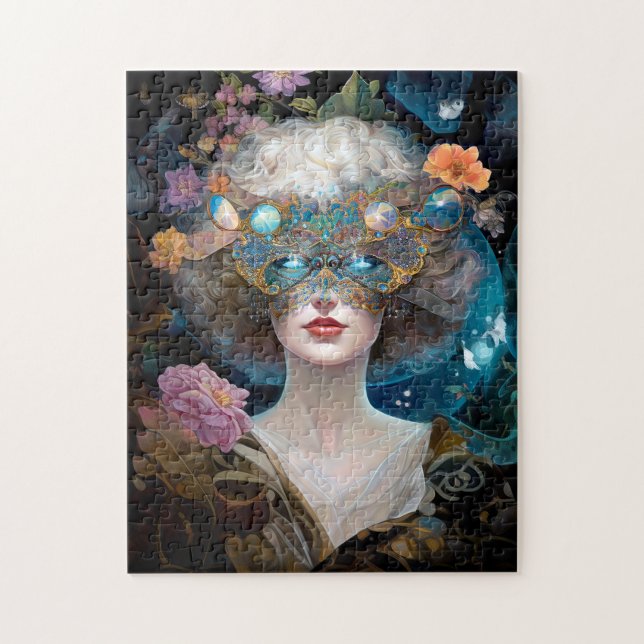 Mask Dam Fantasy Art Pussel (Vertikal)