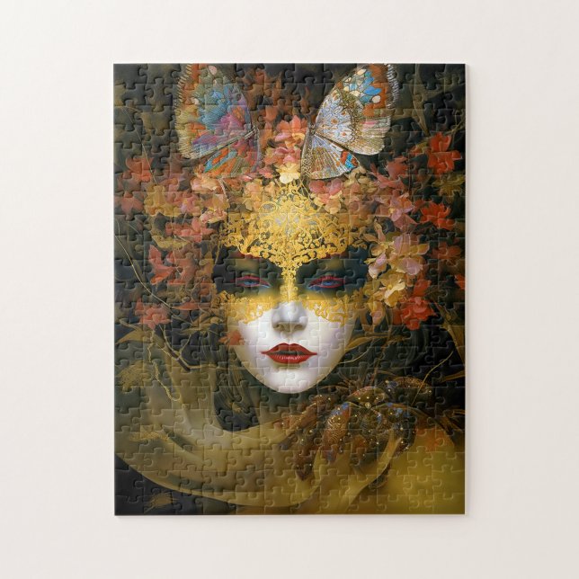 Mask Dam Fantasy Art Pussel (Vertikal)