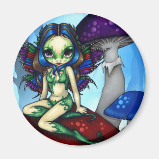 "Mask Fairy on the Mushroom" Magnet