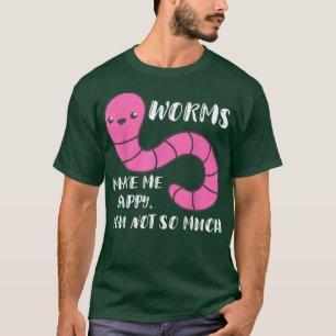 Mask Farmer Mask gör mig Lycklig Vermiculture Mask T Shirt
