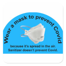Mask för att förhindra Covid eftersom sanering int