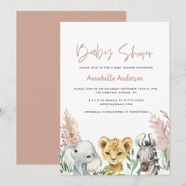 Mask för grumlig babydusch (Fram/baksida)