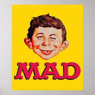 Mask för Mad Magazine Shirt Sticker Mask Poster