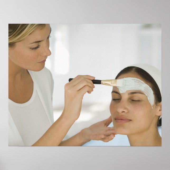 Mask för skönhet i lera poster (Framsidan)