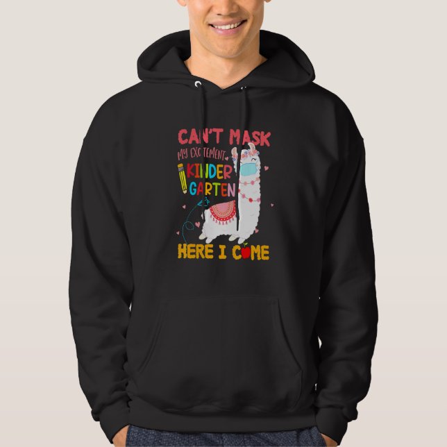 Mask för spädbarnsmask min irritation Kindergarten Hoodie (Framsida)