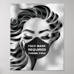 Mask från ansikte som krävs av kologen kosmetolog poster