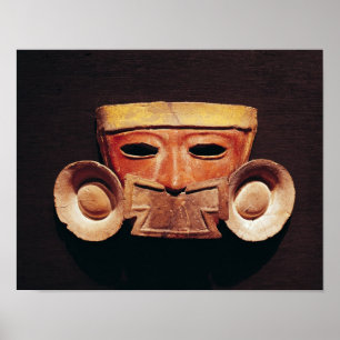 Mask från Teotihuacan Poster