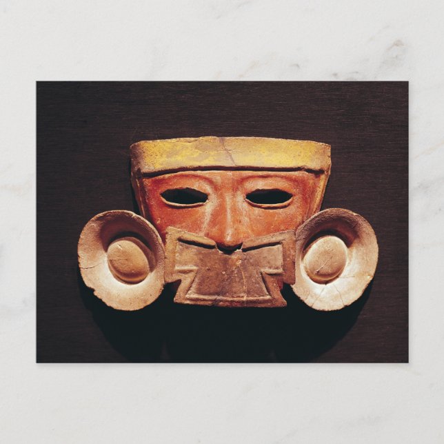 Mask från Teotihuacan Vykort (Framsida)