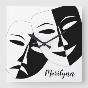 Mask Fyrkantig Klocka